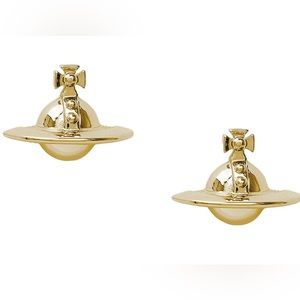 Vivienne Westwood Solid Gold Orb Earrings (see discription!)